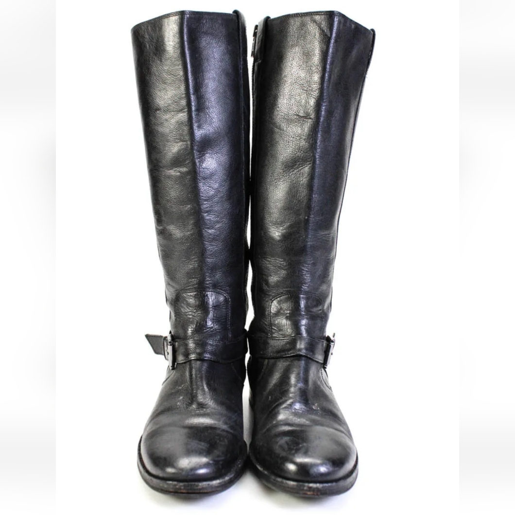 Cole Haan Nike Air Black Riding Boots Size 7
